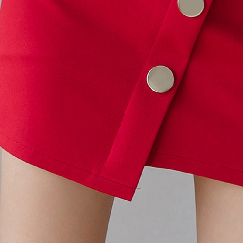 Rugalmas nyári irodai szoknyák női 2023 elegáns divat magas derekú mikro Faldas piros szürke koreai stílusú Bodycon fekete mini szoknya