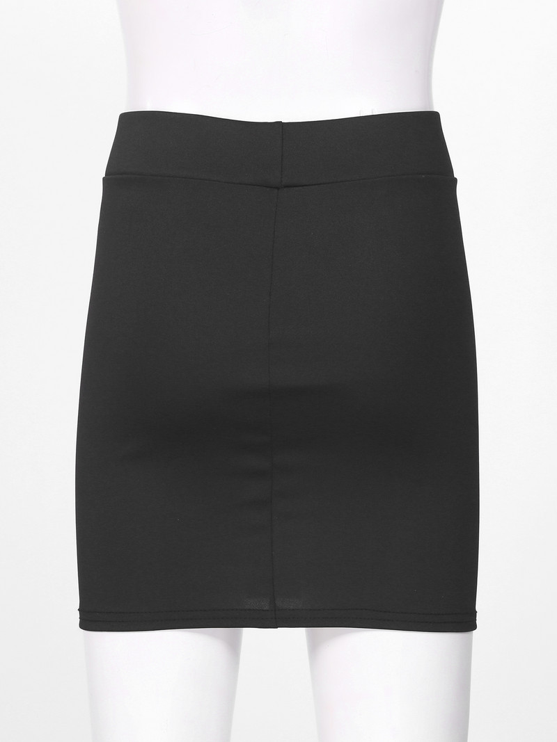 Micro Mini kõrge vöökohaga seelikud Seksikad naiste lõhestatud Bodycon Pencil Mini seelik vabaaja pakett puusa lühikesed seelikud Naiste ööklubi seelikud