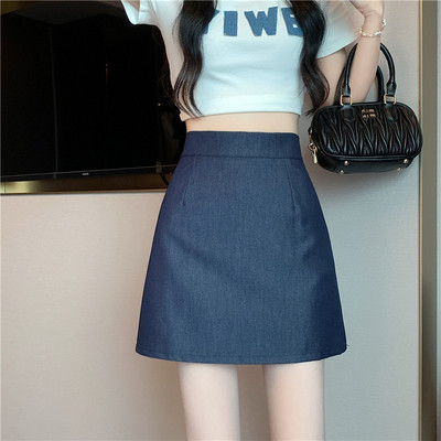 Új mini szoknyák női fekete irodai női magas derekú elegáns vékony OL szoknya Diákok divatos egyszerű nyári szexi szoknyák