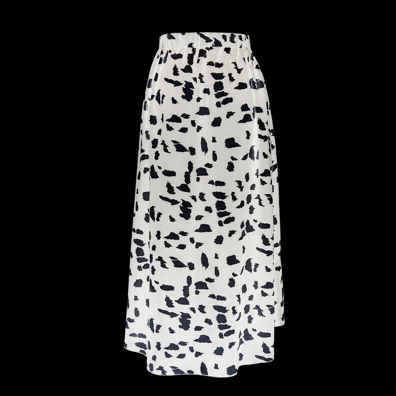 Női Midi szoknya nyári strandstílus virágos nyomott magas derekú alkalmi szoknya Ins szoknya Bohém aszimmetrikus strandszoknyák