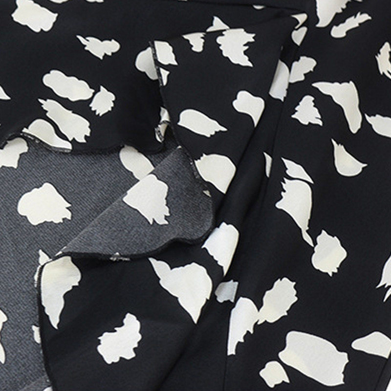 Női Midi szoknya nyári strandstílus virágos nyomott magas derekú alkalmi szoknya Ins szoknya Bohém aszimmetrikus strandszoknyák