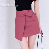 Magas derekú női szoknya Nyári szabálytalan kialakítású, vékony női szoknyák