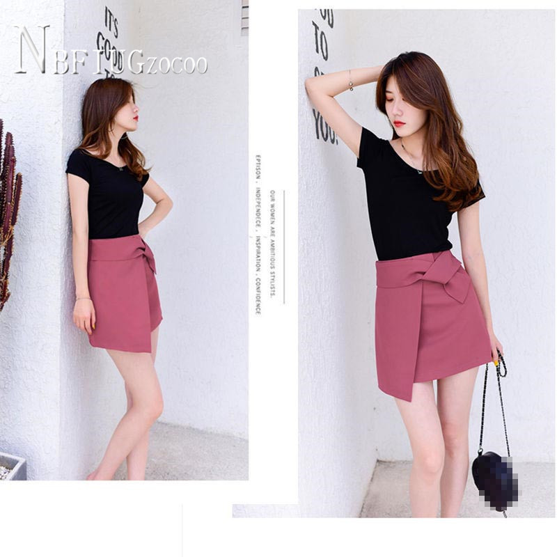 Magas derekú női szoknya Nyári szabálytalan kialakítású, vékony női szoknyák