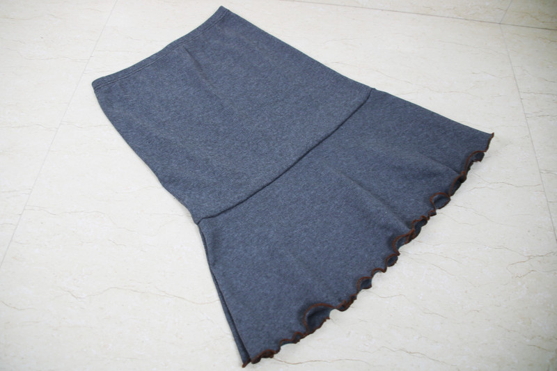 Pliiatsseelikud naistele Kõrge kõrgusega Ruffle Hem Mermaid Bodycon Office Business Hall Rib Suures Suurus SeelikFemme 8xl 7xl 6xl 5xl