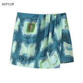 2023 m. nauji moteriški marginti apvynioti skara, mini pussijonas, vasaros mados High Street, universalūs, seksualūs, ploni trumpi sijonai