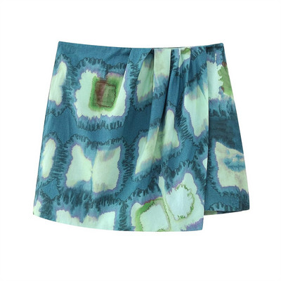 2023 m. nauji moteriški marginti apvynioti skara, mini pussijonas, vasaros mados High Street, universalūs, seksualūs, ploni trumpi sijonai