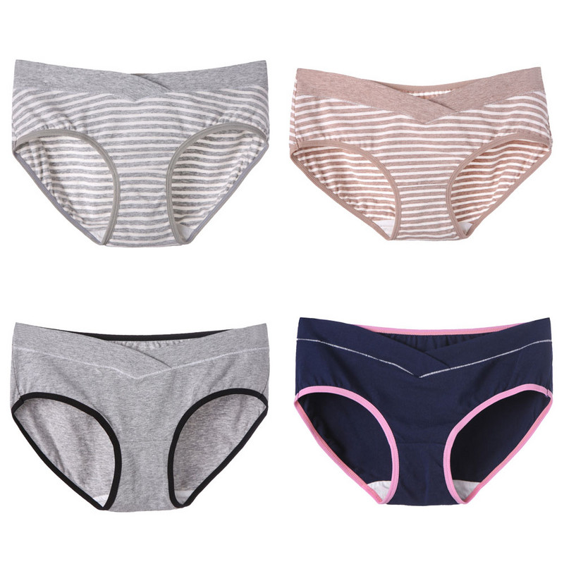 ZTOV 1 kom pamučno trudničko donje rublje za trudnice Trudnička odjeća U-oblika gaćice niskog struka Intimne gaćice