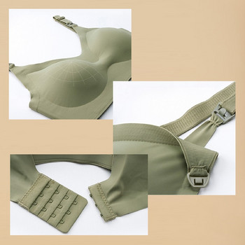 Ултра тънък дамски сутиен за хранене с лазерно рязане Подвижен сутиен с подплънки за кърмене Голям размер Push Up сутиен за бременни и кърмачки
