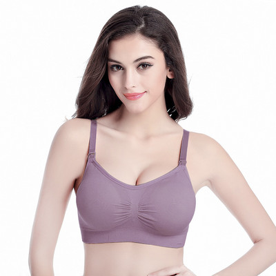 SLAIXIU kismama melltartó szoptatáshoz Nagy méretű szoptatós melltartó terhes nők szoptatásához állítható alvó melltartó Mellpárna