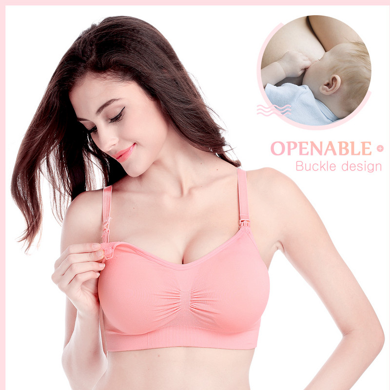 SLAIXIU kismama melltartó szoptatáshoz Nagy méretű szoptatós melltartó terhes nők szoptatásához állítható alvó melltartó Mellpárna