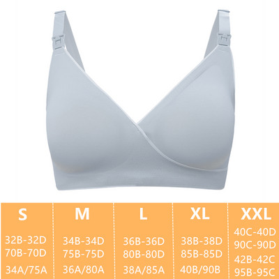 Jauna dizaina Grūtniecības priekšpuse ar aizdares stiepli bez stieples grūtniecēm Ērts krūtis barojošs krūtis sievietēm