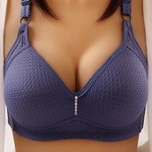 Bešavni grudnjaci za žene Ultra-tanki grudnjak Bežični mekani prozračni grudnjak Crveni crni Push Up grudnjak Seksi donje rublje