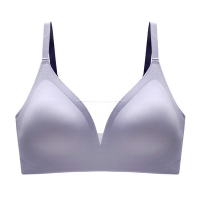 Latex Seamless Εσώρουχα Γυναικεία Χωρίς Ατσάλινο Δαχτυλίδι Δαντέλα Σωλήνα Κορυφή Συγκεντρωμένη Αθλητικό Σουτιέν καθαρού χρώματος Σουτιέν κατά της χαλάρωσης