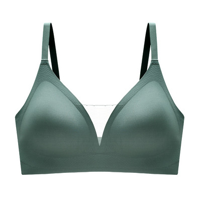 Latex Seamless Εσώρουχα Γυναικεία Χωρίς Ατσάλινο Δαχτυλίδι Δαντέλα Σωλήνα Κορυφή Συγκεντρωμένη Αθλητικό Σουτιέν καθαρού χρώματος Σουτιέν κατά της χαλάρωσης
