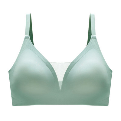 Latex Seamless Εσώρουχα Γυναικεία Χωρίς Ατσάλινο Δαχτυλίδι Δαντέλα Σωλήνα Κορυφή Συγκεντρωμένη Αθλητικό Σουτιέν καθαρού χρώματος Σουτιέν κατά της χαλάρωσης