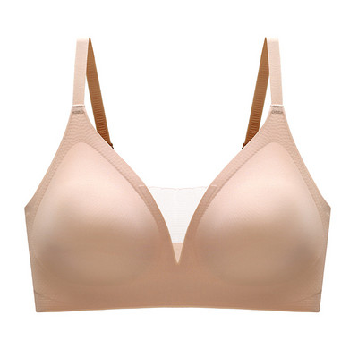 Latex Seamless Εσώρουχα Γυναικεία Χωρίς Ατσάλινο Δαχτυλίδι Δαντέλα Σωλήνα Κορυφή Συγκεντρωμένη Αθλητικό Σουτιέν καθαρού χρώματος Σουτιέν κατά της χαλάρωσης
