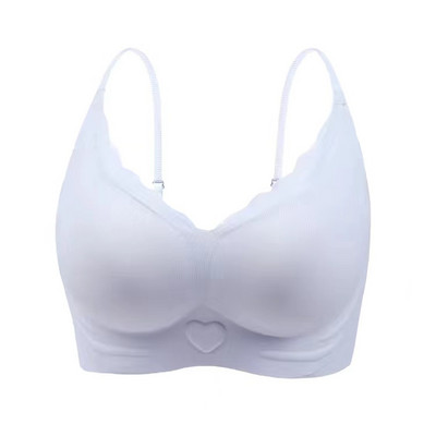 Viršutinė besiūlė seksuali moteriška liemenėlė be ratlankių Minkšta atrama Sportinė graži nugara su fiksuotu kaušeliu moteriški apatiniai