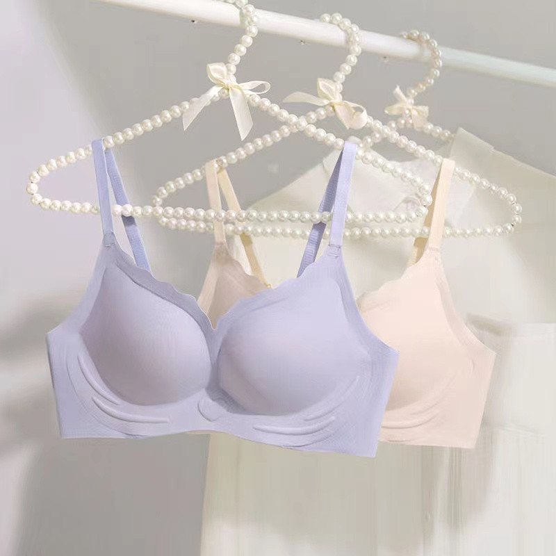 Viršutinė besiūlė seksuali moteriška liemenėlė be ratlankių Minkšta atrama Sportinė graži nugara su fiksuotu kaušeliu moteriški apatiniai