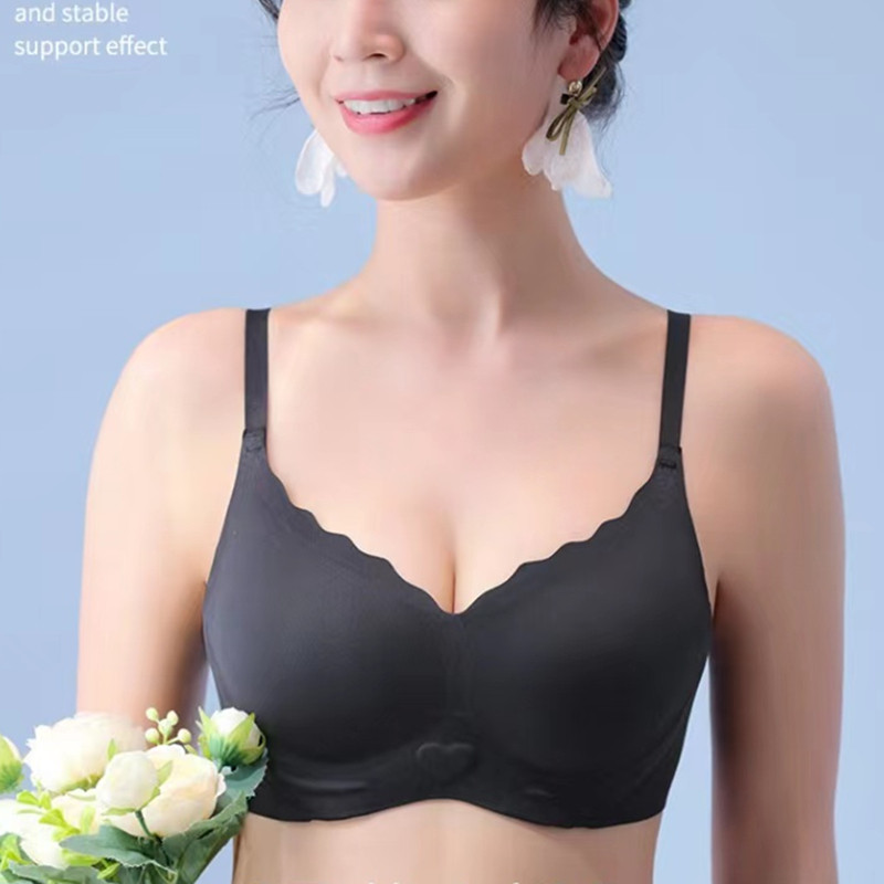 Viršutinė besiūlė seksuali moteriška liemenėlė be ratlankių Minkšta atrama Sportinė graži nugara su fiksuotu kaušeliu moteriški apatiniai