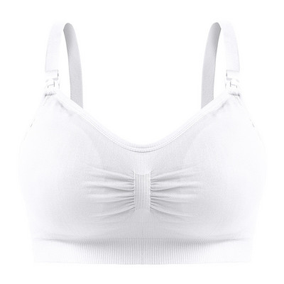 Új terhes női acél gyűrű ingyenes nagy szoptató melltartó Bőrápolóbarát és kényelmes gyülekező melltartó