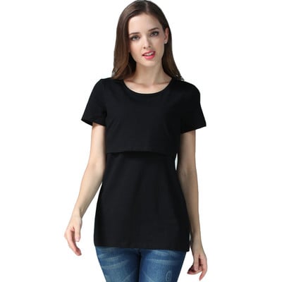 Érzelem anyukák őszi hosszú ujjú terhes kismama ruhák szoptató felsők terhes nőknek szoptatós póló