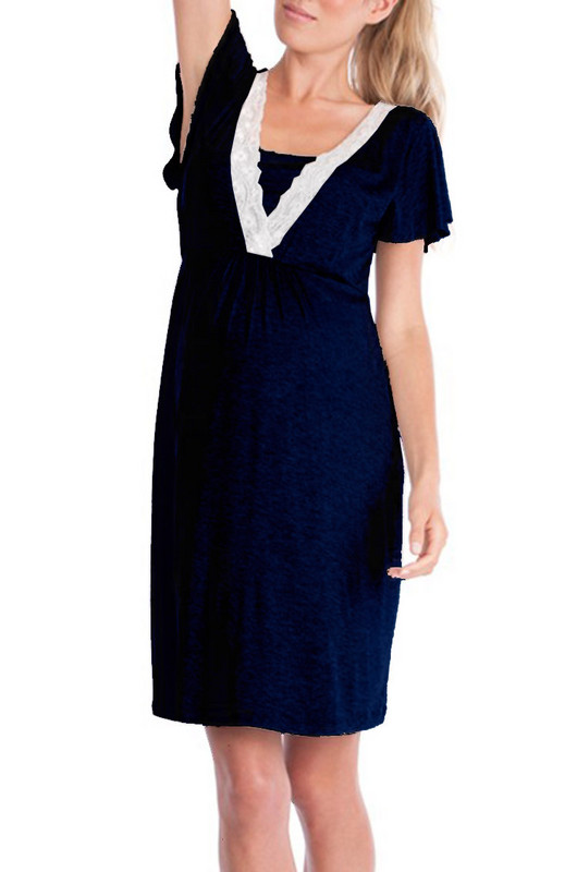 Rasedus ja rasedus Rasedate öösärk Pidžaama Kleit Pits Magamisriided Rasedatele Imetamine Elegantne Imetamisriided Pidžaama