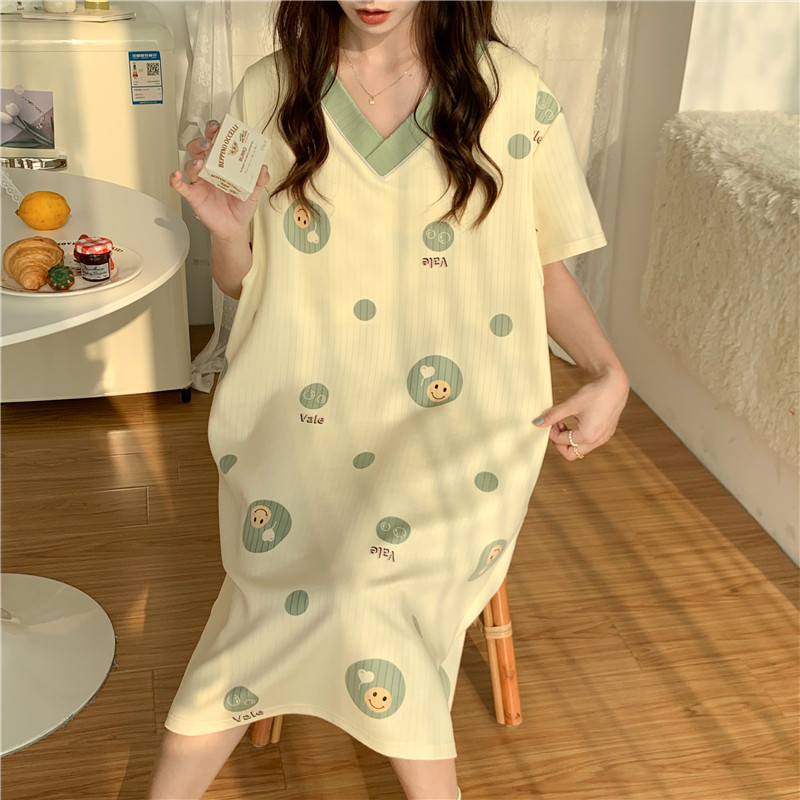 2023-as nyári rövid ujjú kismama-alvás ruha alvó és pihenőruhák anyukáknak Szoptatós ruhák szülés utáni etetéshez
