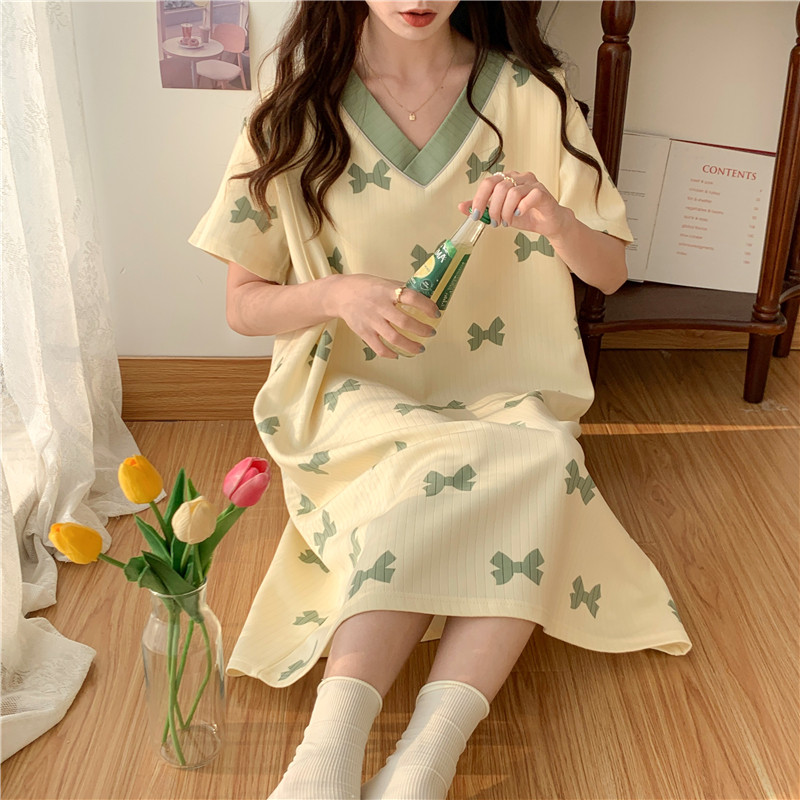 2023-as nyári rövid ujjú kismama-alvás ruha alvó és pihenőruhák anyukáknak Szoptatós ruhák szülés utáni etetéshez