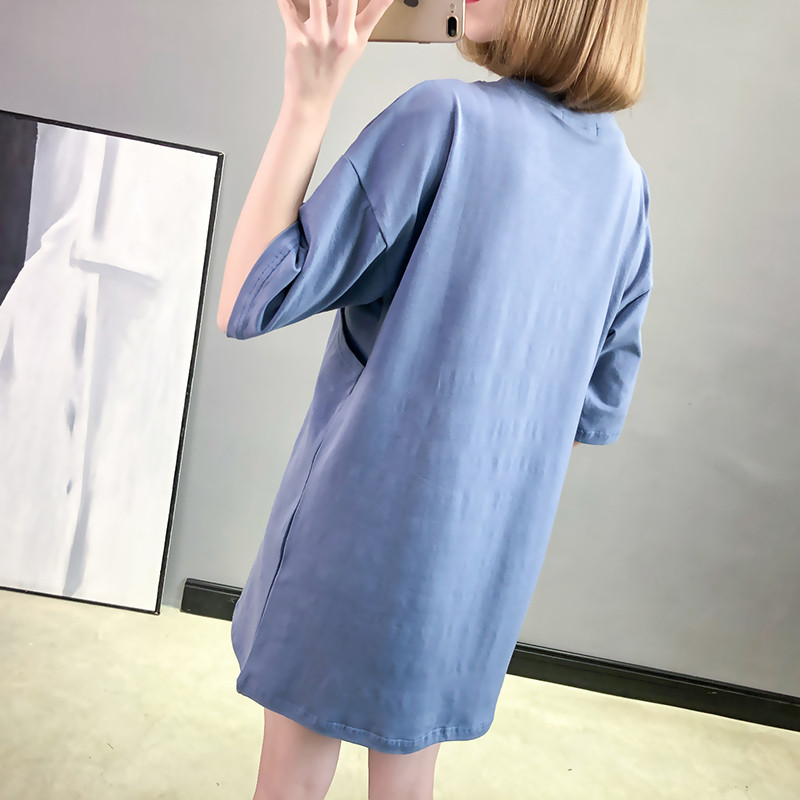 2023. Pidžame za trudnice Ljetna odjeća za dojenje kratkih rukava Tanka spavaćica za trudnice za majke koje doje