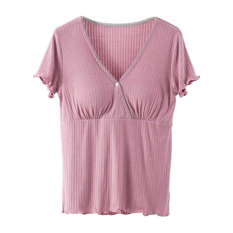 Ljetna nova odjeća za rodilište, pidžame za trudnice, dojilje, gornji dio za dojenje, široka ležerna odjeća za dojenje