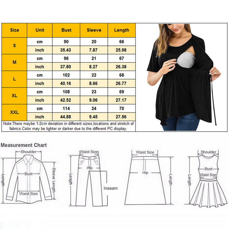 Ikdienas drēbes grūtniecēm ar īsām piedurknēm divslāņu barošanas topi T-krekls zīdīšanas periodam Grūtniecības apģērbs Rudens Gestante Roupas