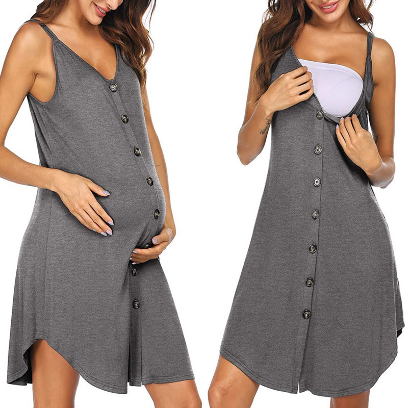 Kismama hálóing női ujjú csíkos ápoló hálóing teljes gombos terhességi fotózás ruha terhességi szükségletek