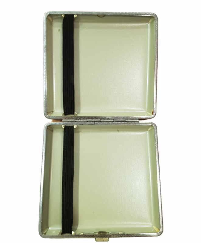 Табакера Ahelos, Джобче, Светло син, Обикновени цигари, 9.5х10х1.8 см.