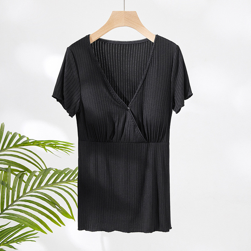 Modalna odjeća za trudnice Pidžame za trudnice kratkih rukava Gornja trudnička odjeća Spavaćice za dojilje