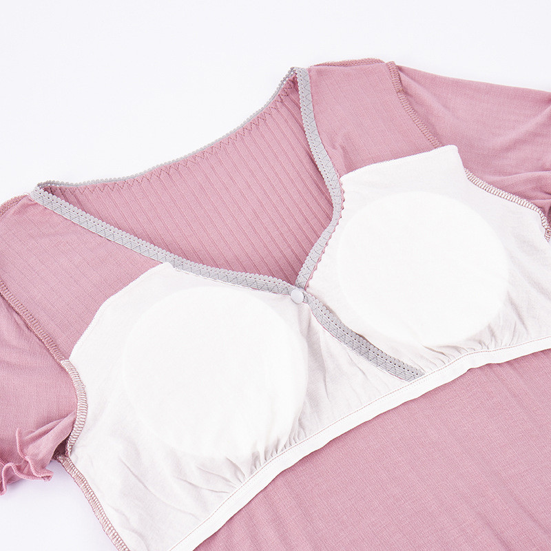 Modalna odjeća za trudnice Pidžame za trudnice kratkih rukava Gornja trudnička odjeća Spavaćice za dojilje