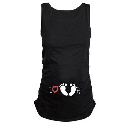 Emocijas Moms Vasaras Grūtniecības Tops Grūtniecības T krekls Sieviešu karikatūra T-krekls Baby Print Grūtnieces Drēbes Smieklīgs T-krekls Liela izmēra S-3XL