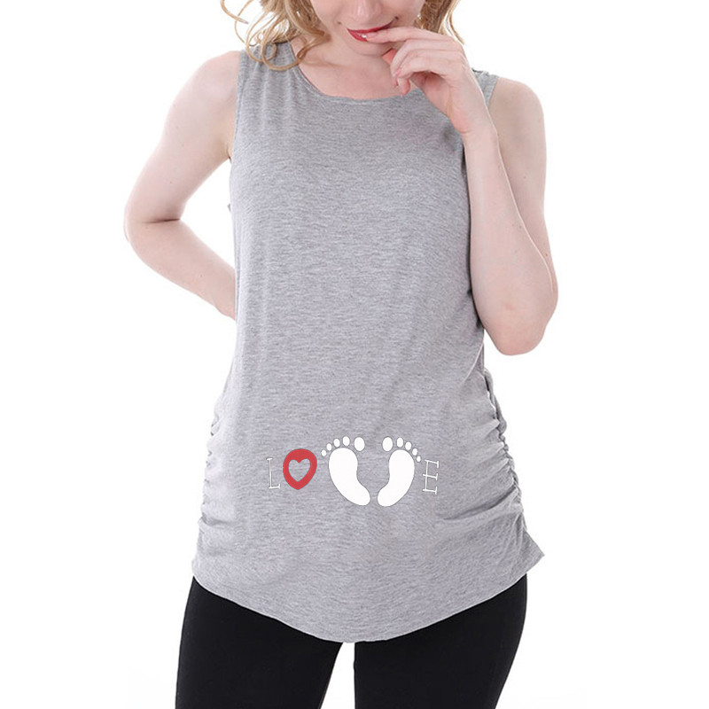 Emocijas Moms Vasaras Grūtniecības Tops Grūtniecības T krekls Sieviešu karikatūra T-krekls Baby Print Grūtnieces Drēbes Smieklīgs T-krekls Liela izmēra S-3XL