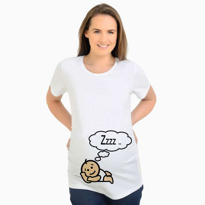 Beba koja viri Ljetne majice za trudnice Majice kratkih rukava Majice za trudnice Odjeća za trudnice Odjeća XXL