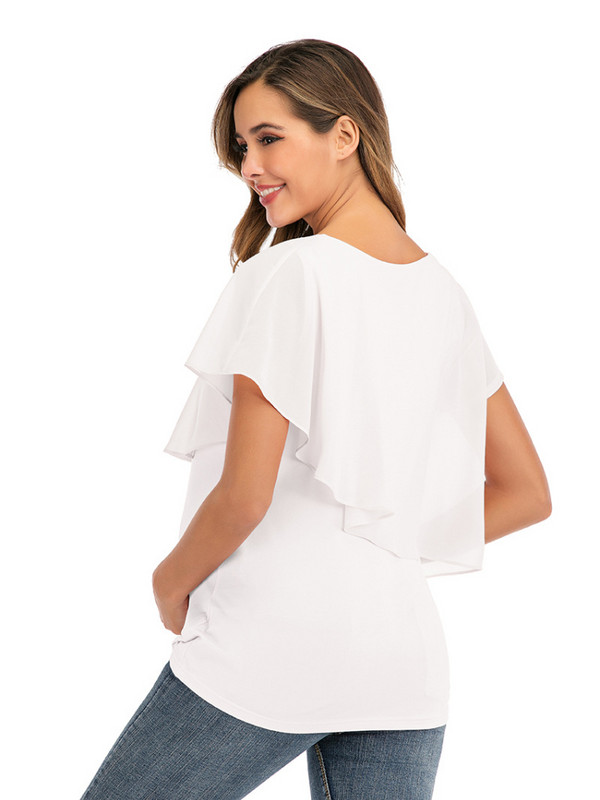 Női kismama póló rövid ujjú pólók Nyári ruhák terhes nőknek szoptatós szexi szoptatós felsőruhák