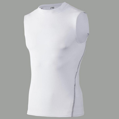 2023 m. vyrų kompresiniai greitai džiūstantys marškinėliai, liemenės be rankovių, tamprūs treniruoklių salės sportiniai batviršiai