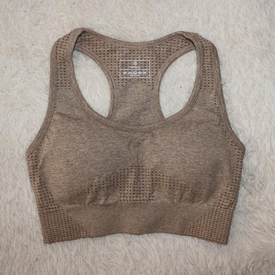 10 szín Női Seamless Fitness Sport Melltartó Futó Edzés Jóga Melltartó Női Sport Edzés GYM Ruházat Top Sportruházat