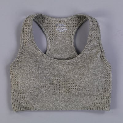 10 szín Női Seamless Fitness Sport Melltartó Futó Edzés Jóga Melltartó Női Sport Edzés GYM Ruházat Top Sportruházat