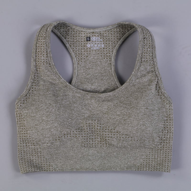 10 szín Női Seamless Fitness Sport Melltartó Futó Edzés Jóga Melltartó Női Sport Edzés GYM Ruházat Top Sportruházat