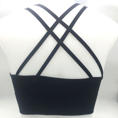 New Beauty Back Sportmelltartó Női Ütésálló Szexi Légáteresztő Athletic Fitness Futó Tornatermi Mellény Sportruházat Crop Push Up Top