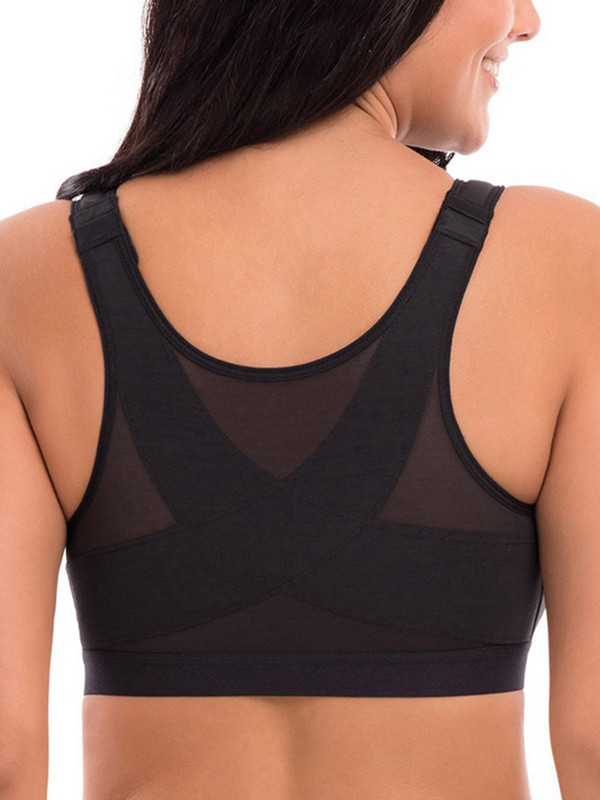 Jogos sportinės liemenėlės laikysenos korektorius Lift Up liemenėlė Moteriška skersinė nugaros liemenėlė Orui laidus apatinis trikotažas, atsparus smūgiams sportinės fitneso liemenės