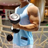 Laisvos vyrų bėgimo liemenės 2022 m. lauko gatvės krepšinio sporto salė be rankovių kvėpuojantys marškinėliai Quick Dry Fitness kultūrizmo sportui