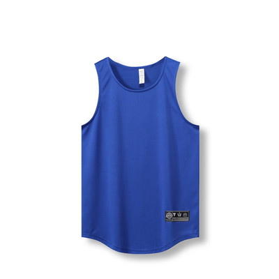 Laisvos vyrų bėgimo liemenės 2022 m. lauko gatvės krepšinio sporto salė be rankovių kvėpuojantys marškinėliai Quick Dry Fitness kultūrizmo sportui