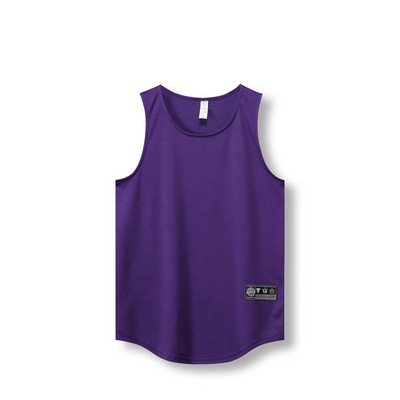 Laisvos vyrų bėgimo liemenės 2022 m. lauko gatvės krepšinio sporto salė be rankovių kvėpuojantys marškinėliai Quick Dry Fitness kultūrizmo sportui