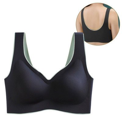 Udoban grudnjak veće veličine Latex Push Up sportski prozračni grudnjak Bešavni grudnjaci za ženeBh Comfort Cooling Gathers Jastučić otporan na udarce