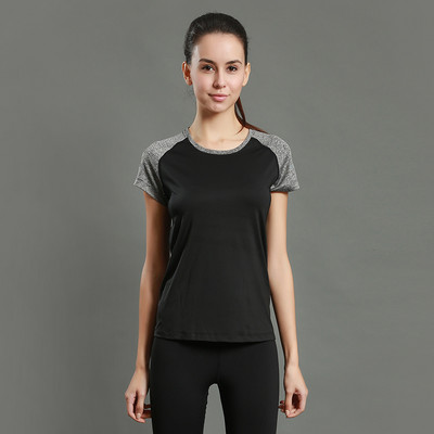 Ανιχνευτής τρέξιμο αθλητικό μπλουζάκι Dry Quick Yoga Gym Top Κοντομάνικο Fitness Tees Ασκήσεις τζόκινγκ Γυναικεία μπλουζάκια